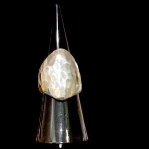 Sterling Silver Hammered Ring